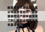 解密每日大赛在线：某公司高管是如何一步步偷偷把资产转移被发现了的？现在这网络环境也是没谁了。